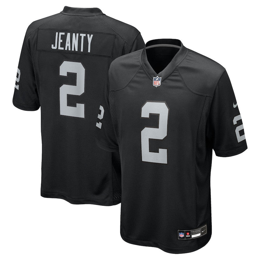 Ashton Jeanty 2 Las Vegas Raiders 2025 Game Men Jersey - Black