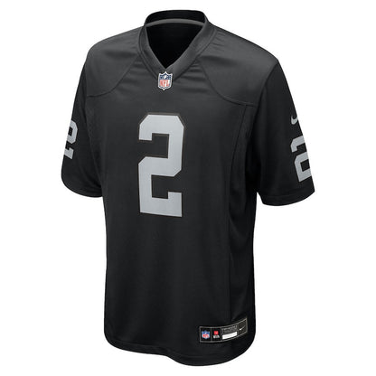 Ashton Jeanty 2 Las Vegas Raiders 2025 Game Men Jersey - Black