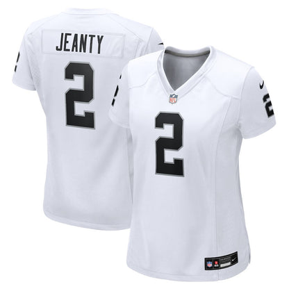 Ashton Jeanty 2 Las Vegas Raiders Women's Game Jersey - White