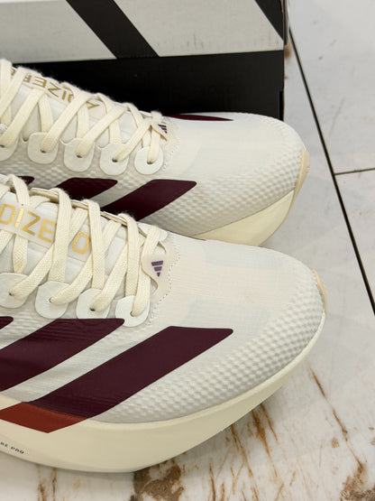 adidas Adizero Evo SL Woven "Off White / Maroon"