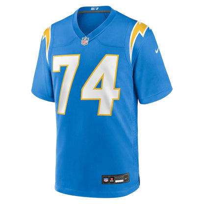 Ryan Nelson 74 Los Angeles Chargers Team Game Men Jersey - Powder Blue