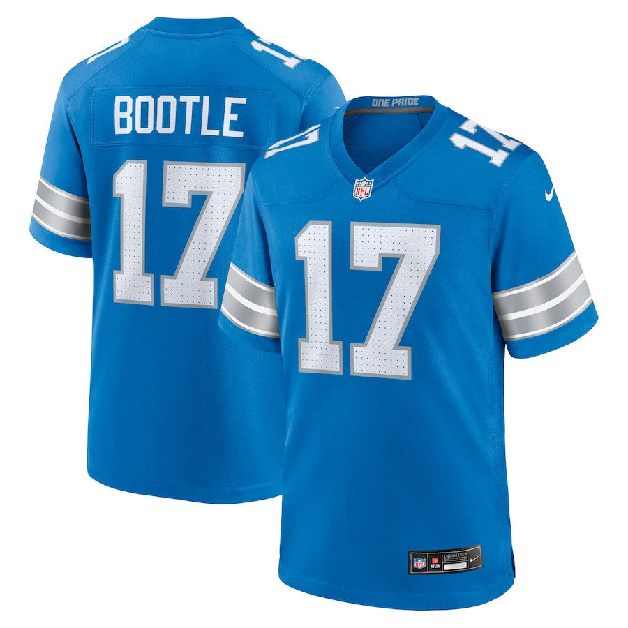 Dicaprio Bootle 17 Detroit Lions Team Game Men Jersey - Blue