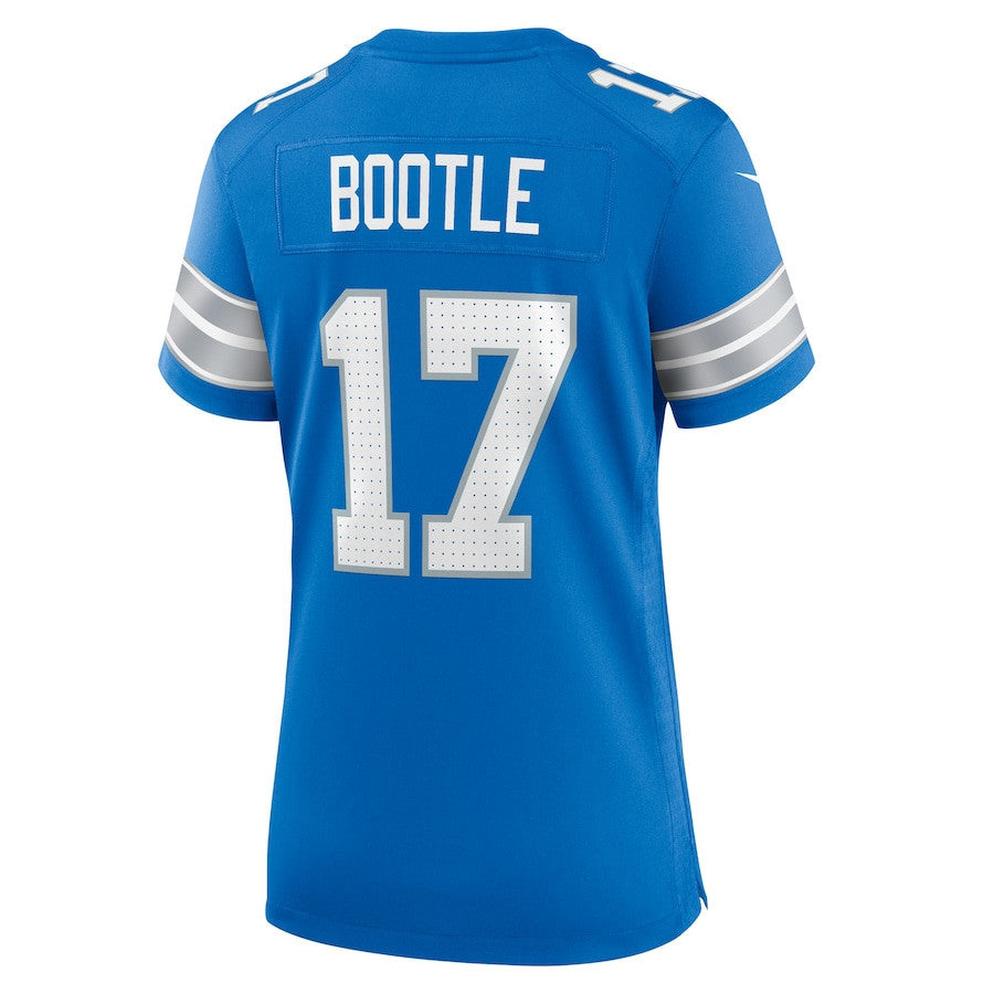 Dicaprio Bootle 17 Detroit Lions Women's Team Game Jersey - Blue