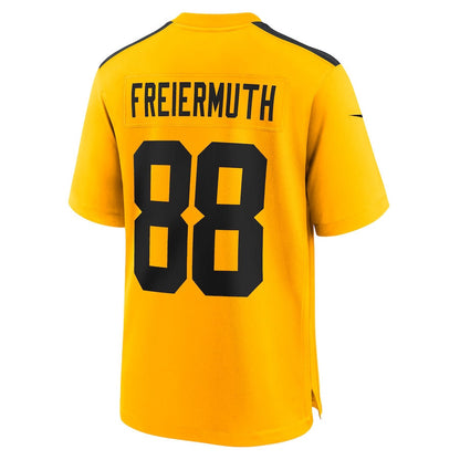 Pat Freiermuth 88 Pittsburgh Steelers Alternate 1933 Throwback Game Men Jersey - Gold