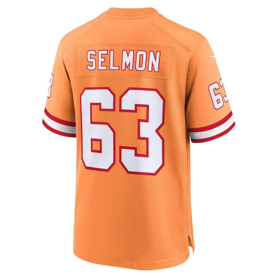 Lee Roy Selmon 63 Tampa Bay Buccaneers 50th Season Game Men Jersey - Creamsicle