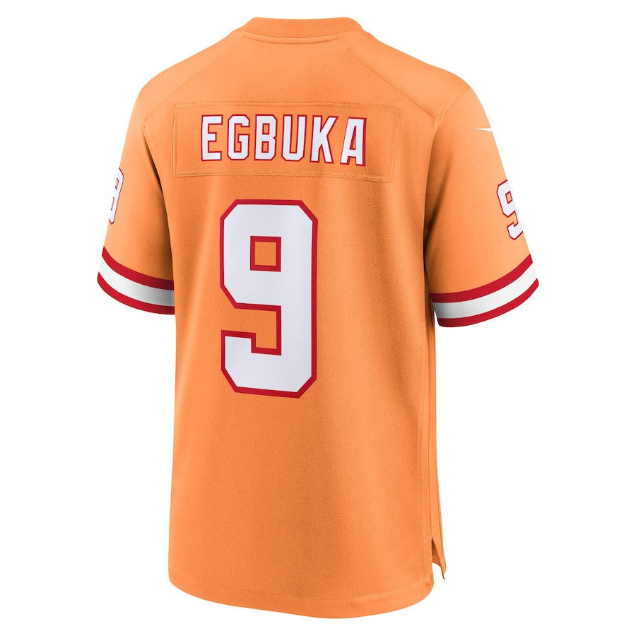 Emeka Egbuka 9 Tampa Bay Buccaneers 50th Season Game Men Jersey - Creamsicle