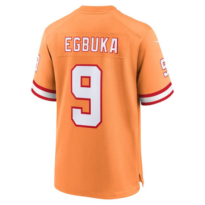Emeka Egbuka 9 Tampa Bay Buccaneers 50th Season Game Men Jersey - Creamsicle