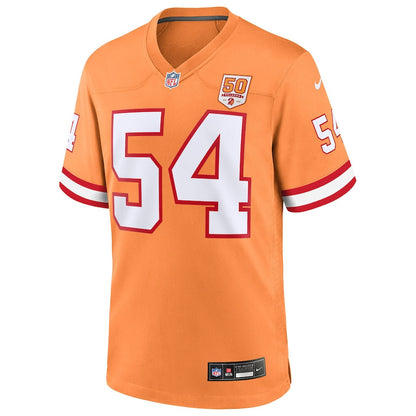 Lavonte David 54 Tampa Bay Buccaneers 50th Season Game Men Jersey - Creamsicle