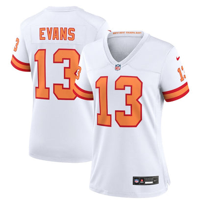 Mike Evans 13 '76 Tampa Bay Buccaneers Women's Game Jersey - White
