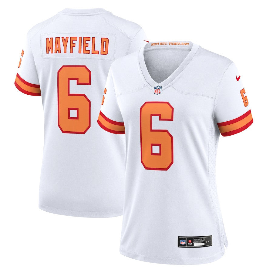 Baker Mayfield 6 '76 Tampa Bay Buccaneers Women's Game Jersey - White