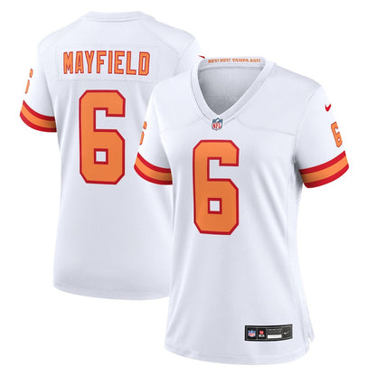 Baker Mayfield 6 '76 Tampa Bay Buccaneers Women's Game Jersey - White