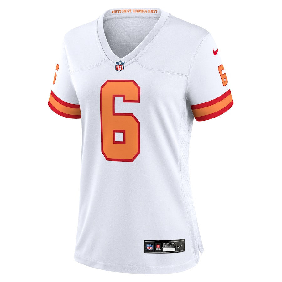 Baker Mayfield 6 '76 Tampa Bay Buccaneers Women's Game Jersey - White