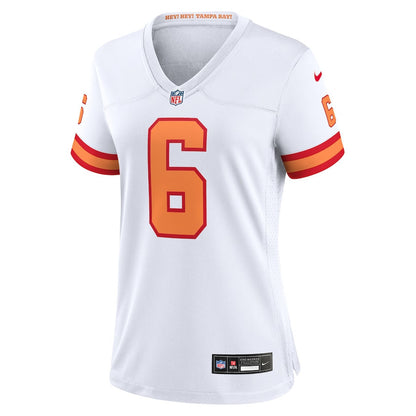 Baker Mayfield 6 '76 Tampa Bay Buccaneers Women's Game Jersey - White