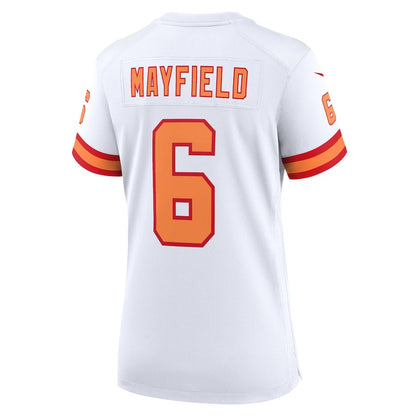 Baker Mayfield 6 '76 Tampa Bay Buccaneers Women's Game Jersey - White