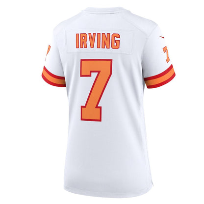 Bucky Irving 7 '76 Tampa Bay Buccaneers Women's 50th Season Game Jersey - White