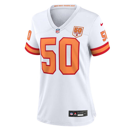 Vita Vea 50 '76 Tampa Bay Buccaneers Women's 50th Season Game Jersey - White