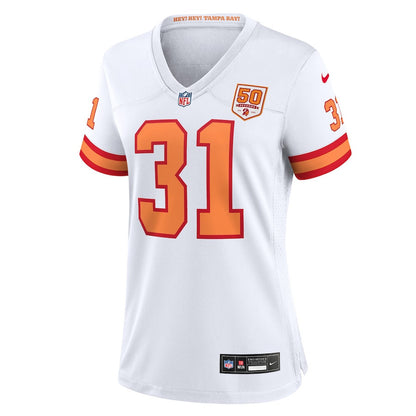 Antoine Winfield Jr. 31 '76 Tampa Bay Buccaneers Women's 50th Season Game Jersey - White