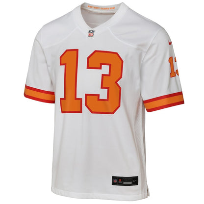 Mike Evans 13 '76 Tampa Bay Buccaneers YOUTH Game Jersey - White