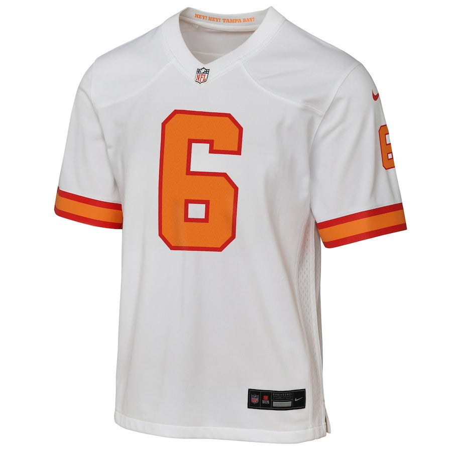 Baker Mayfield 6 '76 Tampa Bay Buccaneers YOUTH Game Jersey - White