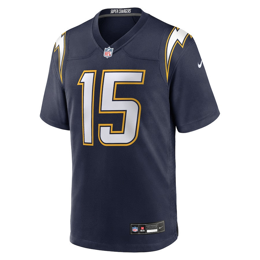 Ladd McConkey 15 Los Angeles Chargers Alternate Super Chargers Game Men Jersey - Navy