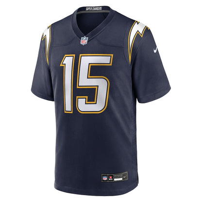 Ladd McConkey 15 Los Angeles Chargers Alternate Super Chargers Game Men Jersey - Navy