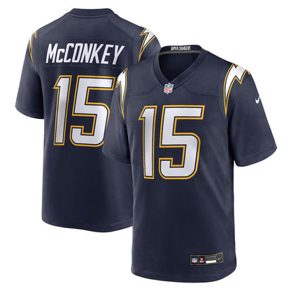 Ladd McConkey 15 Los Angeles Chargers Alternate Super Chargers Game Men Jersey - Navy