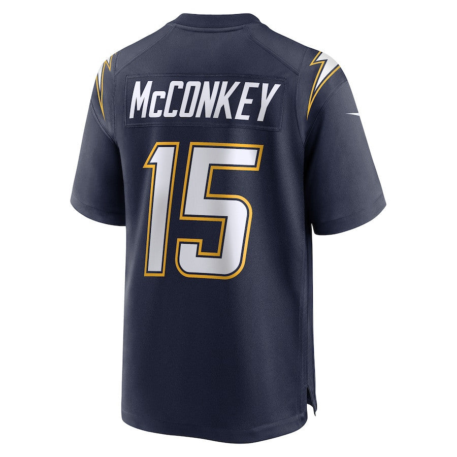 Ladd McConkey 15 Los Angeles Chargers Alternate Super Chargers Game Men Jersey - Navy
