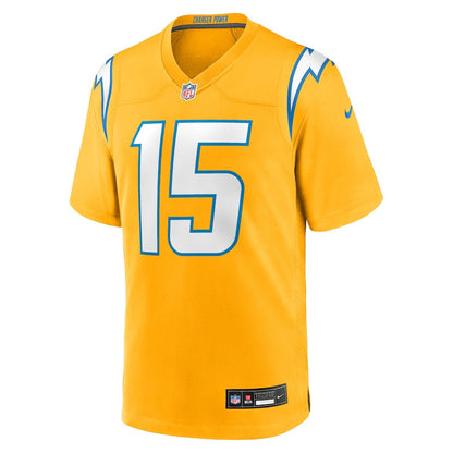 Ladd McConkey 15 Los Angeles Chargers Alternate Charger Power Game Men Jersey - Gold