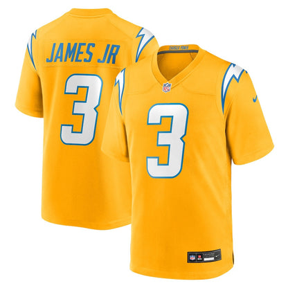 Derwin James Jr. 3 Los Angeles Chargers Alternate Charger Power Game Men Jersey - Gold