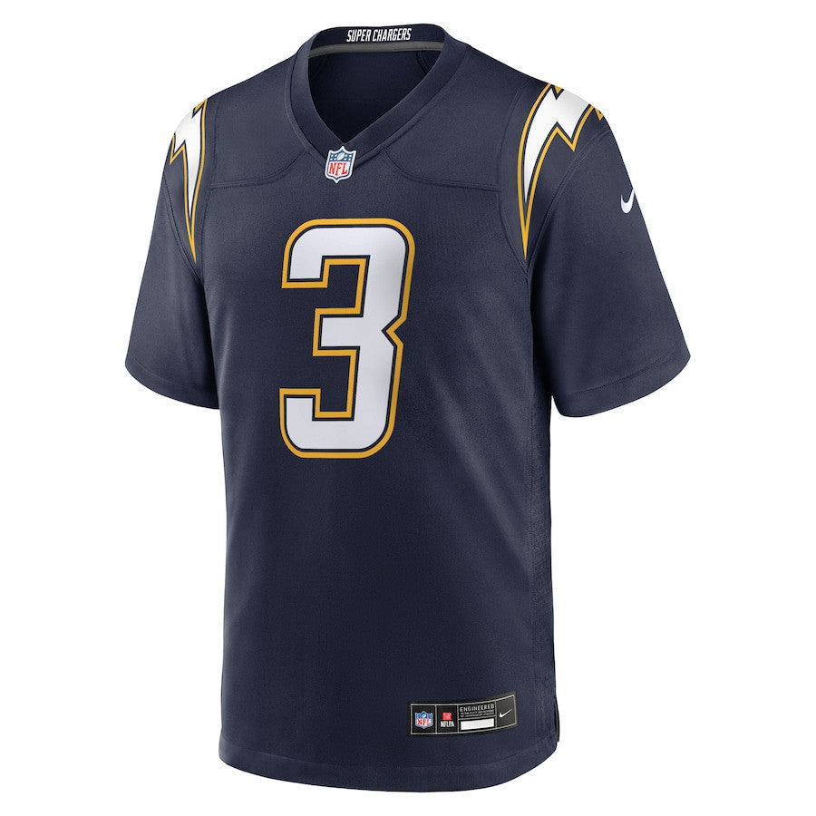 Derwin James Jr. 3 Los Angeles Chargers Alternate Super Chargers Game Men Jersey - Navy