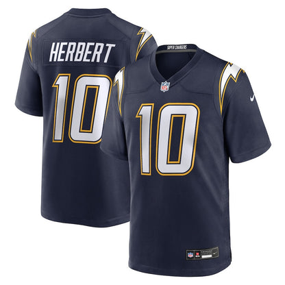 Justin Herbert 10 Los Angeles Chargers Alternate Super Chargers Game Men Jersey - Navy