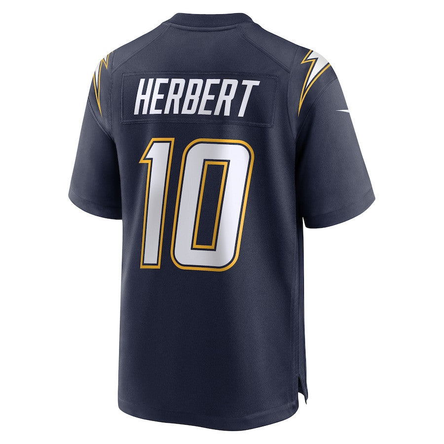 Justin Herbert 10 Los Angeles Chargers Alternate Super Chargers Game Men Jersey - Navy