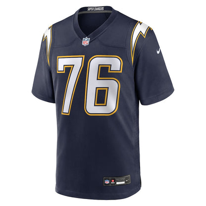 Joe Alt 76 Los Angeles Chargers Alternate Super Chargers Game Men Jersey - Navy