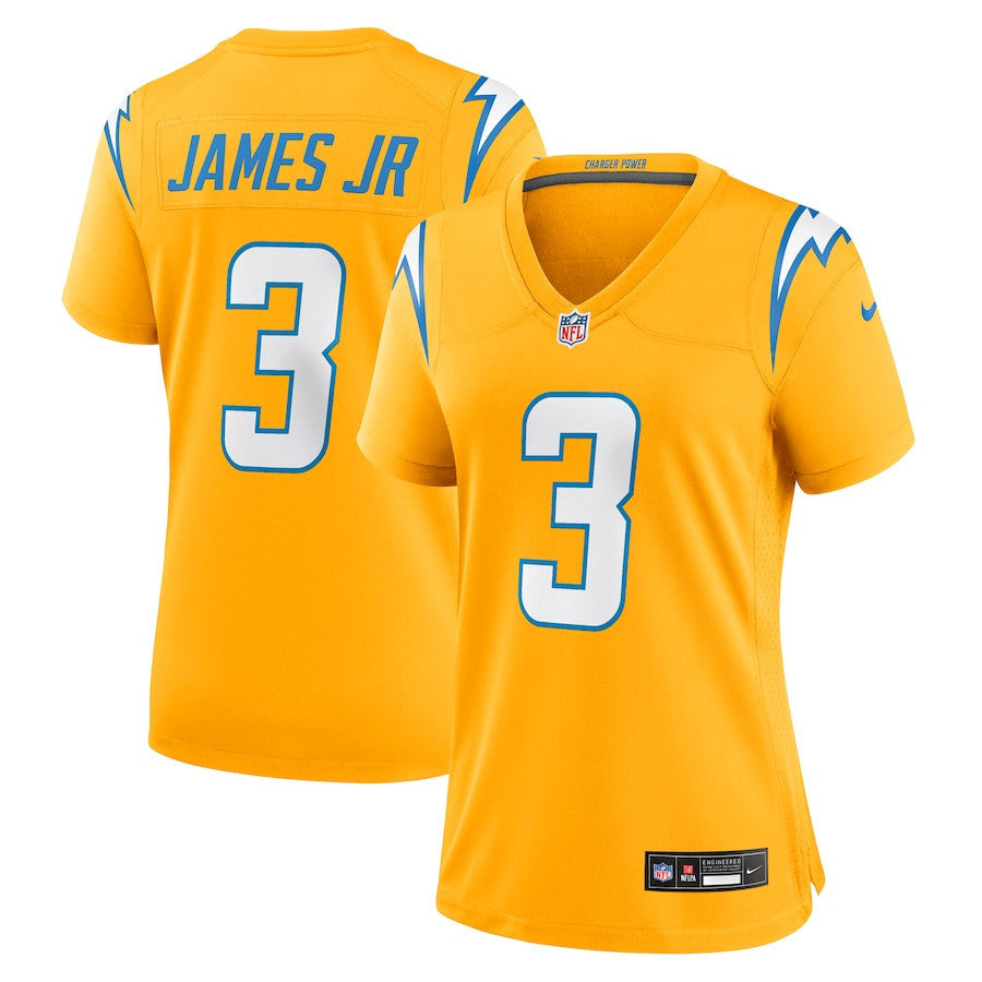 Derwin James Jr. 3 Los Angeles Chargers Women's Alternate Charger Power Game Jersey - Gold