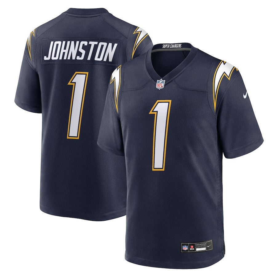 Quentin Johnston 1 Los Angeles Chargers Alternate Super Chargers Game Men Jersey - Navy