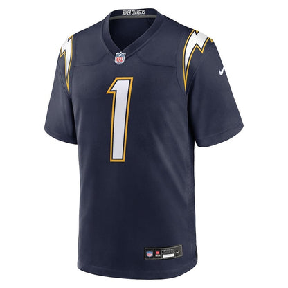 Quentin Johnston 1 Los Angeles Chargers Alternate Super Chargers Game Men Jersey - Navy