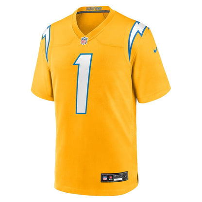 Quentin Johnston 1 Los Angeles Chargers Alternate Charger Power Game Men Jersey - Gold