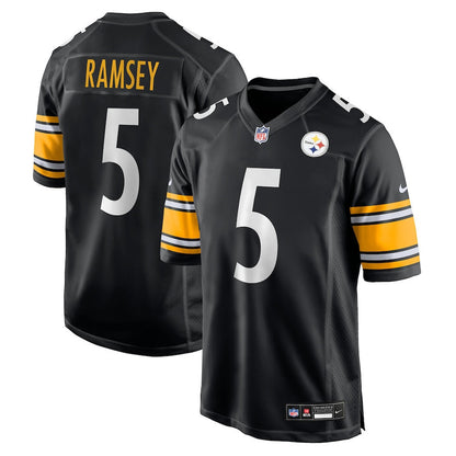Jalen Ramsey 5 Pittsburgh Steelers Team Game Men Jersey - Black