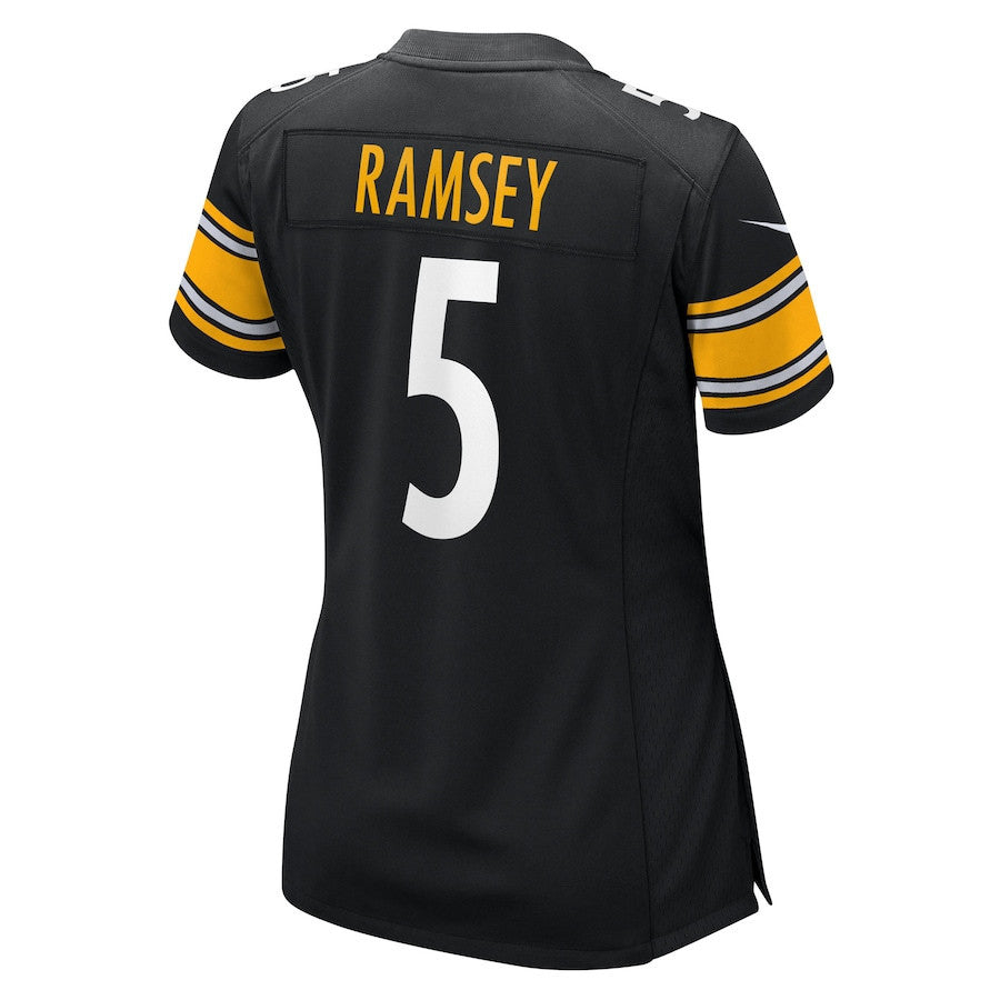 Jalen Ramsey 5 Pittsburgh Steelers Women's Team Game Jersey - Black