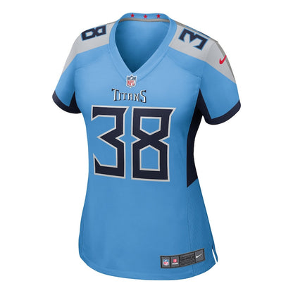 L'Jarius Sneed 38 Tennessee Titans Women's Team Game Jersey - Light Blue