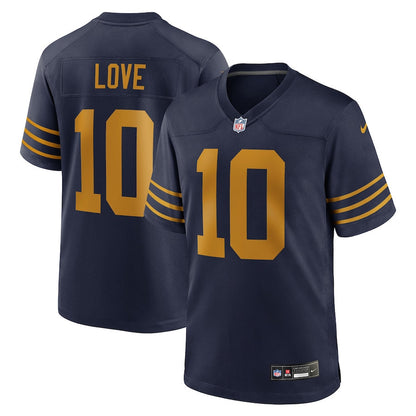 Jordan Love 10 Green Bay Packers The 1923 Classic Game Men Jersey - Navy