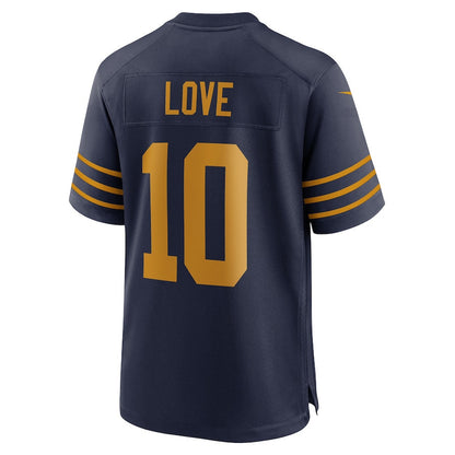 Jordan Love 10 Green Bay Packers The 1923 Classic Game Men Jersey - Navy