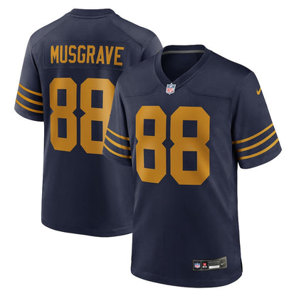 Luke Musgrave 88 Green Bay Packers The 1923 Classic Game Men Jersey - Navy