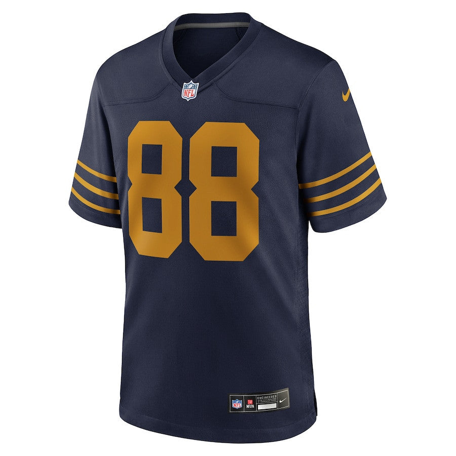 Luke Musgrave 88 Green Bay Packers The 1923 Classic Game Men Jersey - Navy