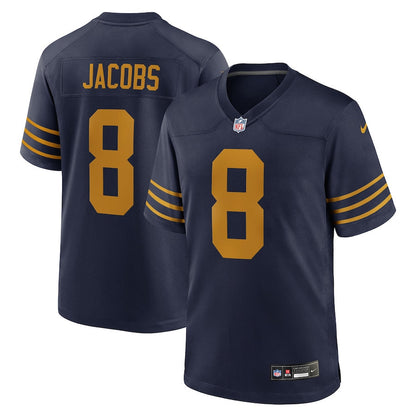Josh Jacobs 8 Green Bay Packers The 1923 Classic Game Men Jersey - Navy