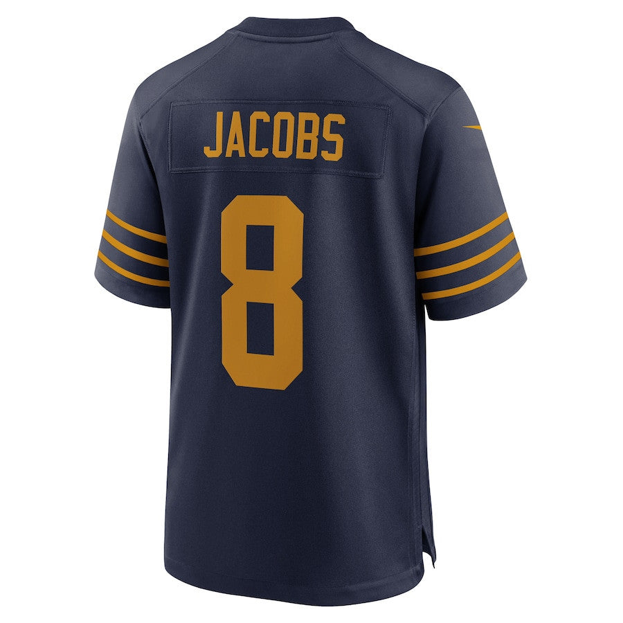 Josh Jacobs 8 Green Bay Packers The 1923 Classic Game Men Jersey - Navy
