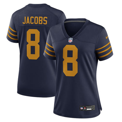 Josh Jacobs 8 Green Bay Packers Women's The 1923 Classic Game Jersey - Navy