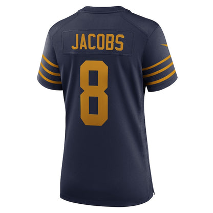Josh Jacobs 8 Green Bay Packers Women's The 1923 Classic Game Jersey - Navy