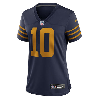 Jordan Love 10 Green Bay Packers Women's The 1923 Classic Game Jersey - Navy