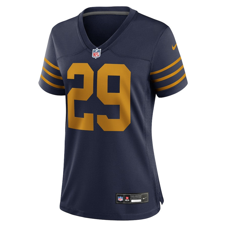 Xavier McKinney 29 Green Bay Packers Women's The 1923 Classic Game Jersey - Navy